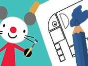 Arty Mouse Boyama Kitabı