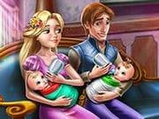 Rapunzel ve İkiz Bebekleri